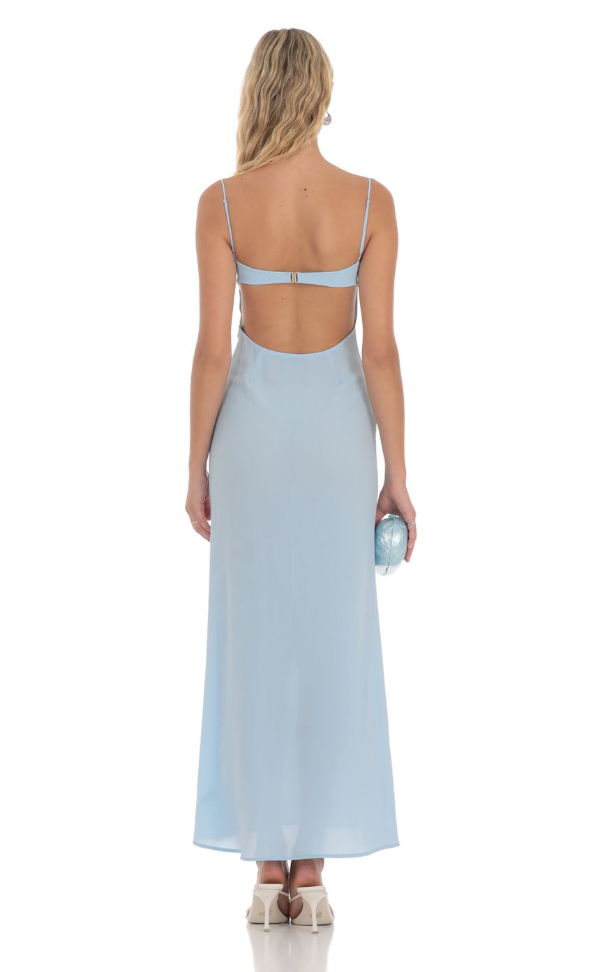 Picture Lace Trim Maxi Dress in Light Blue. Source: https://media-img.lucyinthesky.com/data/Apr24/850xAUTO/877147d0-c2e4-4069-9489-64ef596b3da3.jpg