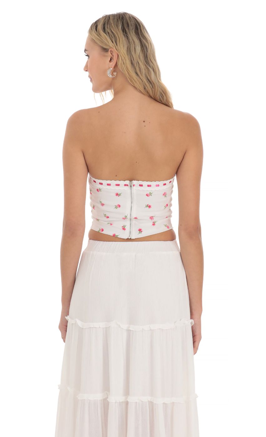 Picture Strapless Rose Top in White. Source: https://media-img.lucyinthesky.com/data/Apr24/850xAUTO/88c9d2ef-00de-4249-8292-fa42120a60de.jpg