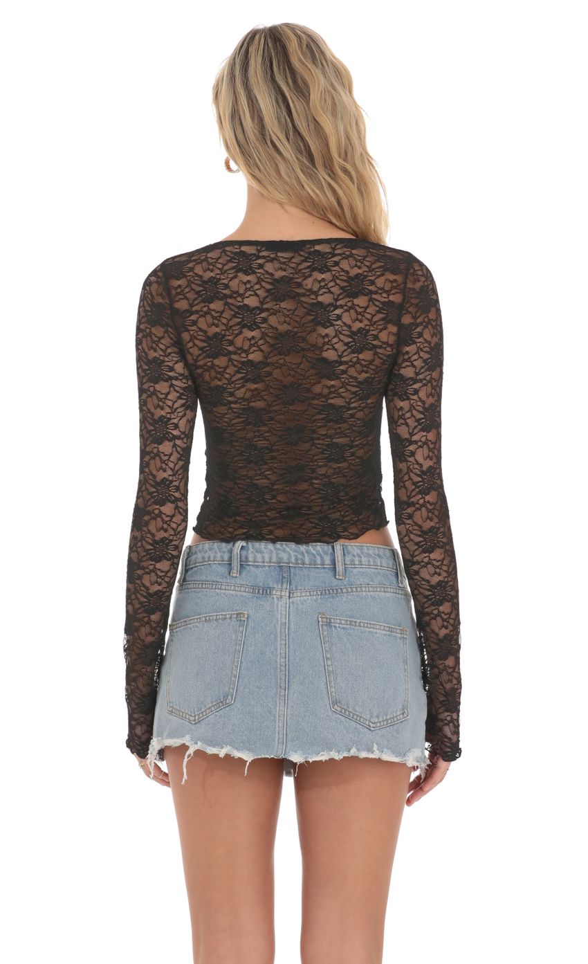 Picture Long Sleeve Lace Top in Black. Source: https://media-img.lucyinthesky.com/data/Apr24/850xAUTO/a71d8fcc-e3ac-410c-8e29-91b1297b3f56.jpg