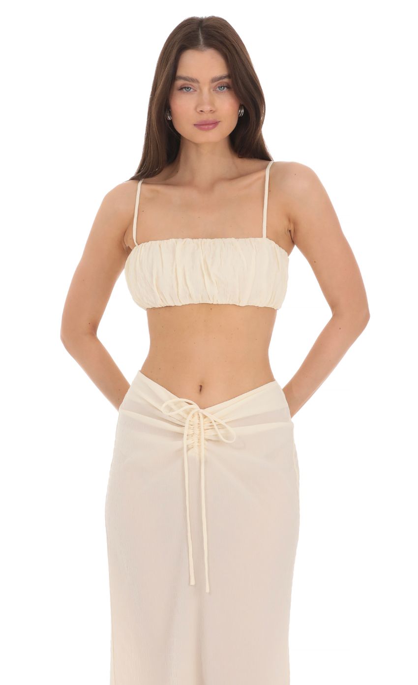Picture Cropped Two Piece Set in Cream. Source: https://media-img.lucyinthesky.com/data/Apr24/850xAUTO/b8fa2bf5-e9f0-4673-a9b0-ddbdb45c4e4c.jpg