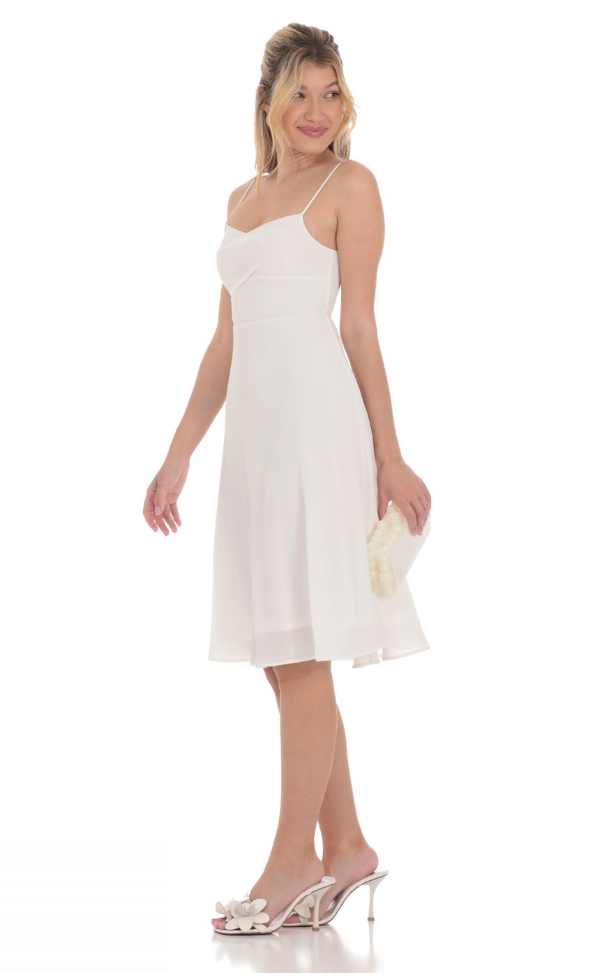 Picture A-line Midi Dress in White. Source: https://media-img.lucyinthesky.com/data/Apr24/850xAUTO/cc0f2eb9-698f-435f-8182-1ebca68d6210.jpg