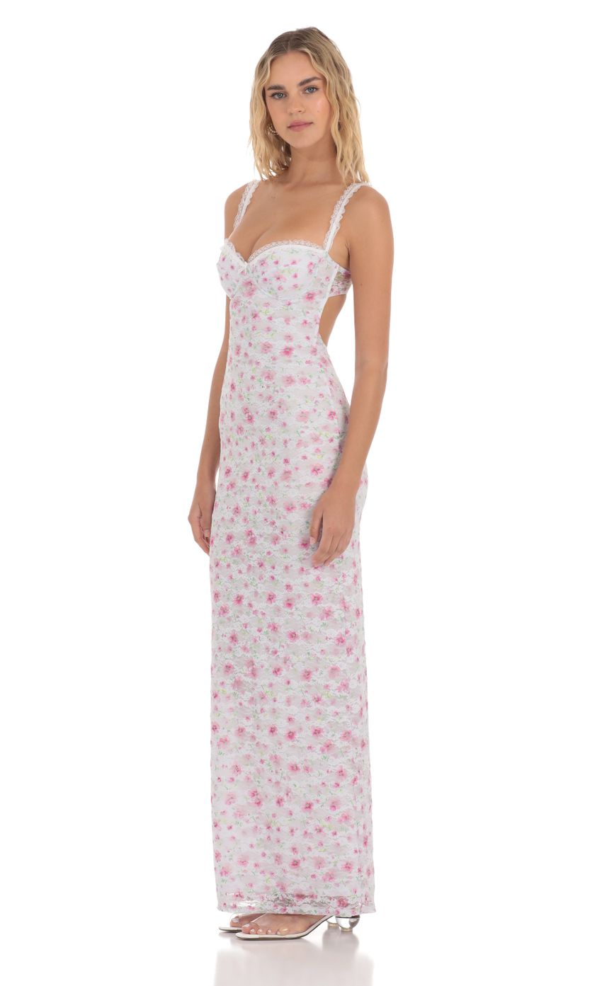 Picture Lace Floral Maxi Dress in White. Source: https://media-img.lucyinthesky.com/data/Apr24/850xAUTO/e7341757-f846-47ee-94c0-6ec6d9d5fa70.jpg