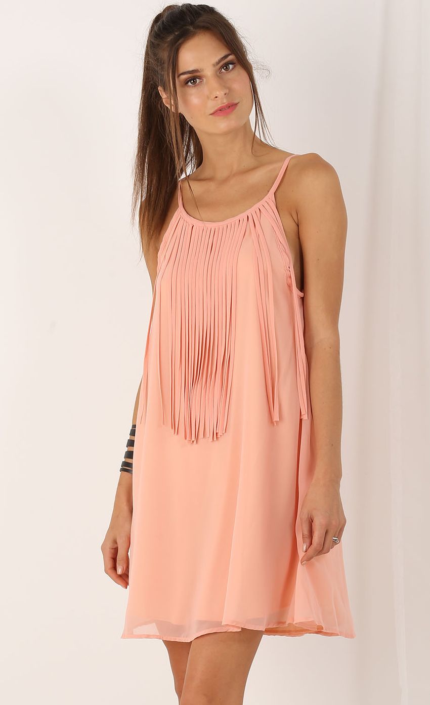 Picture Fringed Slip Dress In Light Pink. Source: https://media-img.lucyinthesky.com/data/Aug15_1/850xAUTO/0Y5A8099.JPG