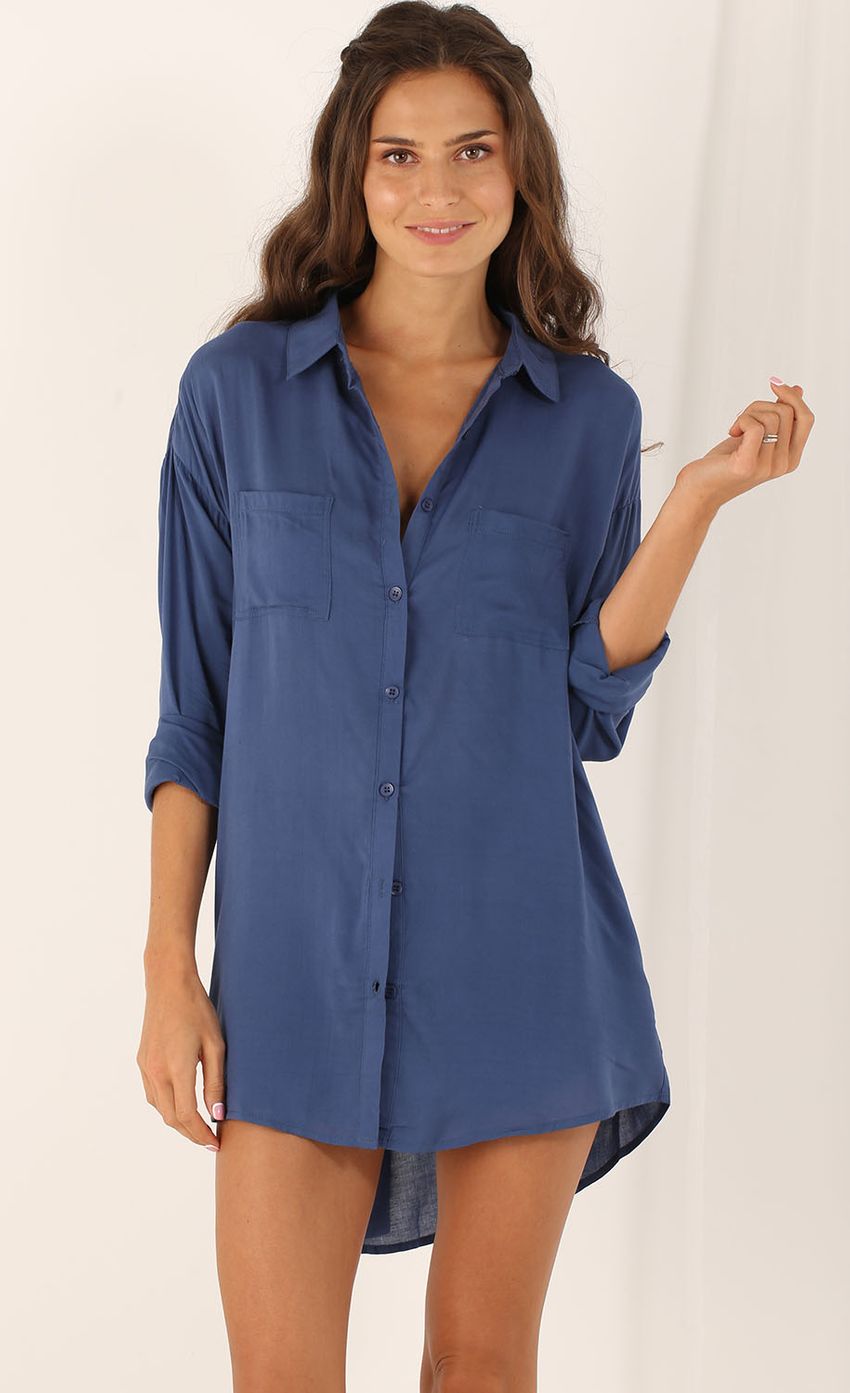 Picture Buttoned Shirt Dress in Blue. Source: https://media-img.lucyinthesky.com/data/Aug15_2/850xAUTO/0Y5A2746.JPG