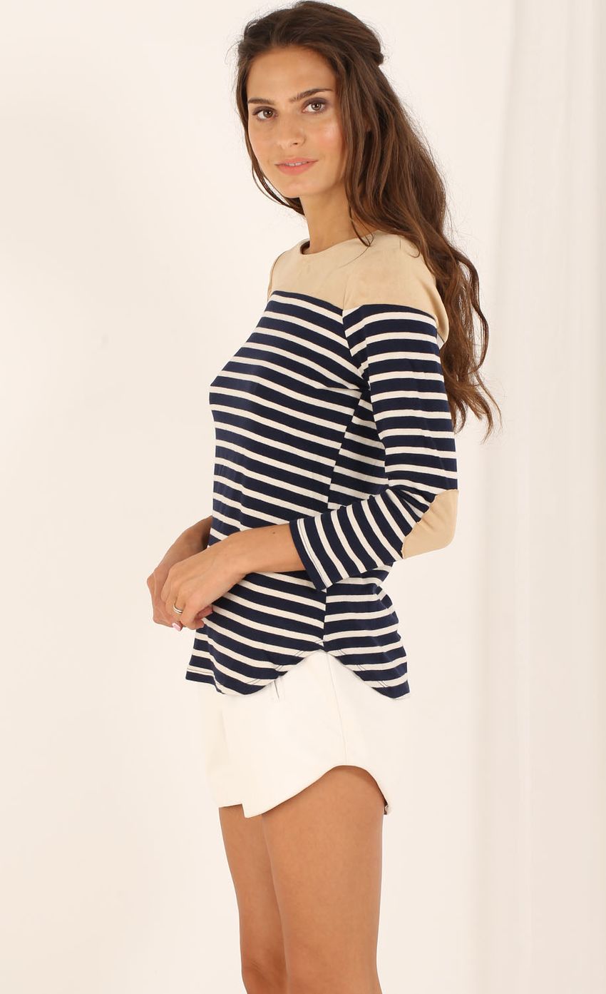 Picture Striped Jumper with Elbow Patch and Panel. Source: https://media-img.lucyinthesky.com/data/Aug15_2/850xAUTO/0Y5A9759.JPG