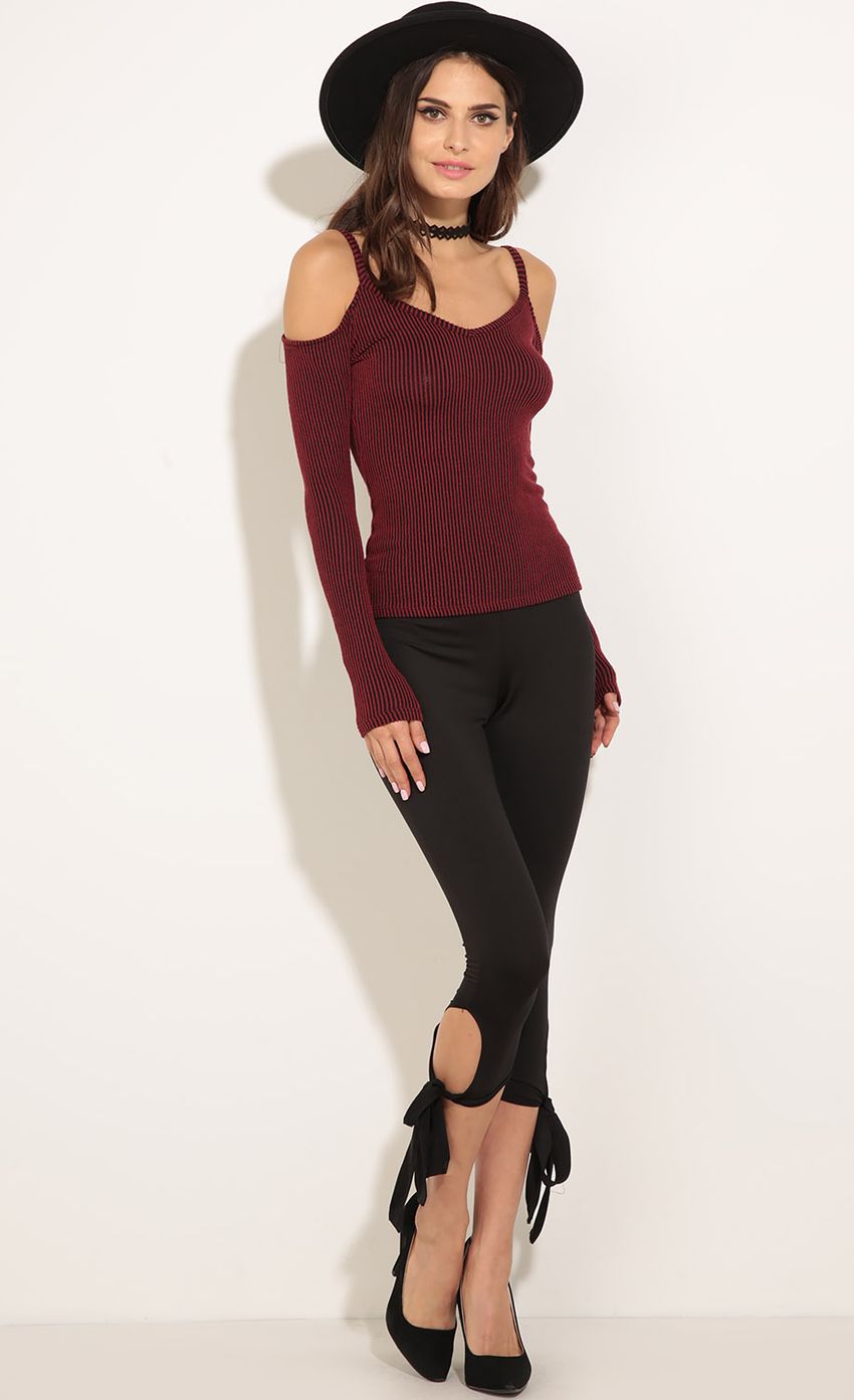 Picture Open Shoulder Knit Top In Red. Source: https://media-img.lucyinthesky.com/data/Aug16_1/850xAUTO/0Y5A28481.JPG