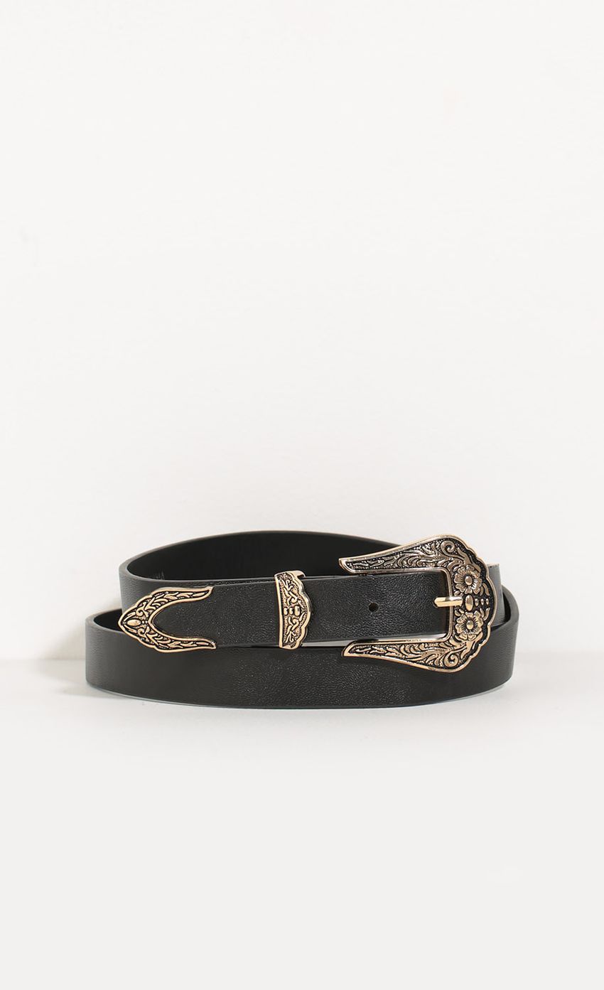Picture Floral Design Faux Leather Belt In Black. Source: https://media-img.lucyinthesky.com/data/Aug16_1/850xAUTO/0Y5A3294.JPG