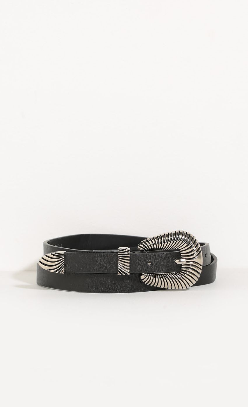 Picture Etched Faux Leather Belt In Black. Source: https://media-img.lucyinthesky.com/data/Aug16_1/850xAUTO/0Y5A3299.JPG