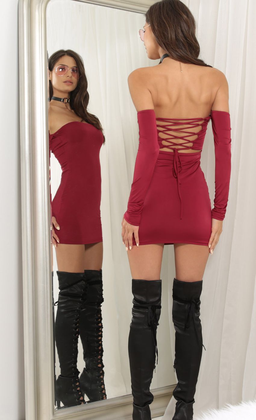 Picture Dala Party Dress In Red. Source: https://media-img.lucyinthesky.com/data/Aug17_2/850xAUTO/0Y5A1834SSB.JPG