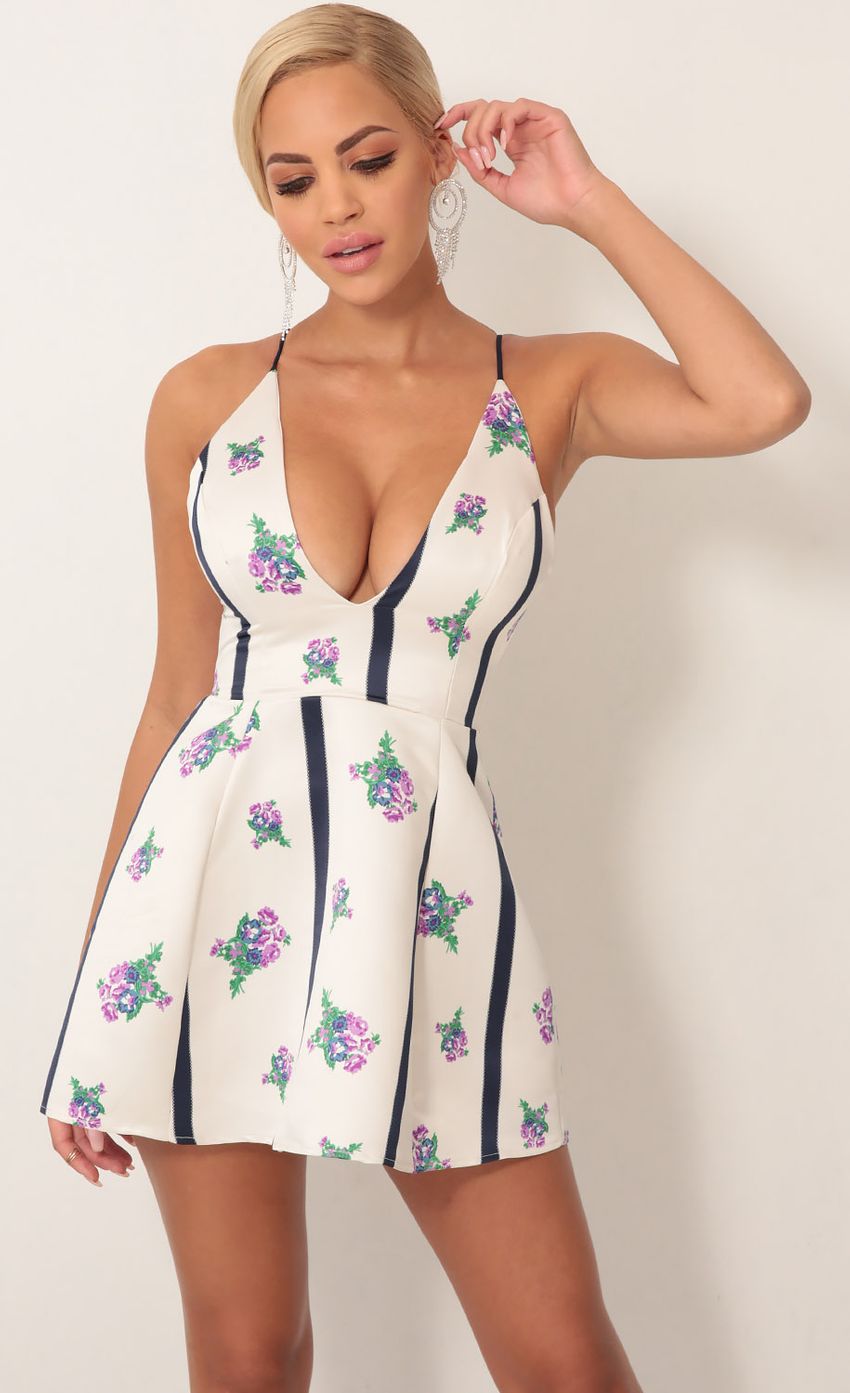 Picture Olivia Tie Back Dress in White. Source: https://media-img.lucyinthesky.com/data/Aug18_2/850xAUTO/0Y5A5460.JPG