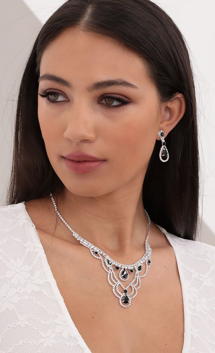 Picture Salt And Pepper Diamond Necklace In Silver. Source: https://media-img.lucyinthesky.com/data/Aug20_2/850xAUTO/781A14941.JPG