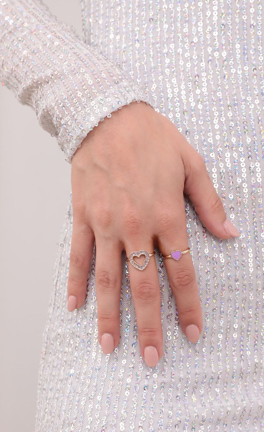 Picture Lovers and Friends Ring Set in Purple. Source: https://media-img.lucyinthesky.com/data/Aug21_1/850xAUTO/1V9A0634.JPG