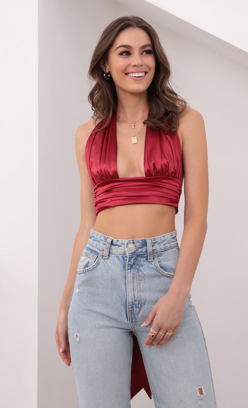 Picture Satin Top In Red. Source: https://media-img.lucyinthesky.com/data/Aug21_1/850xAUTO/1V9A09471.JPG