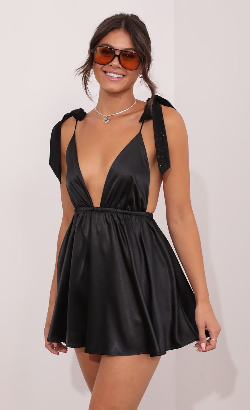 Picture Satin Dress in Black. Source: https://media-img.lucyinthesky.com/data/Aug21_1/850xAUTO/1V9A5314.JPG