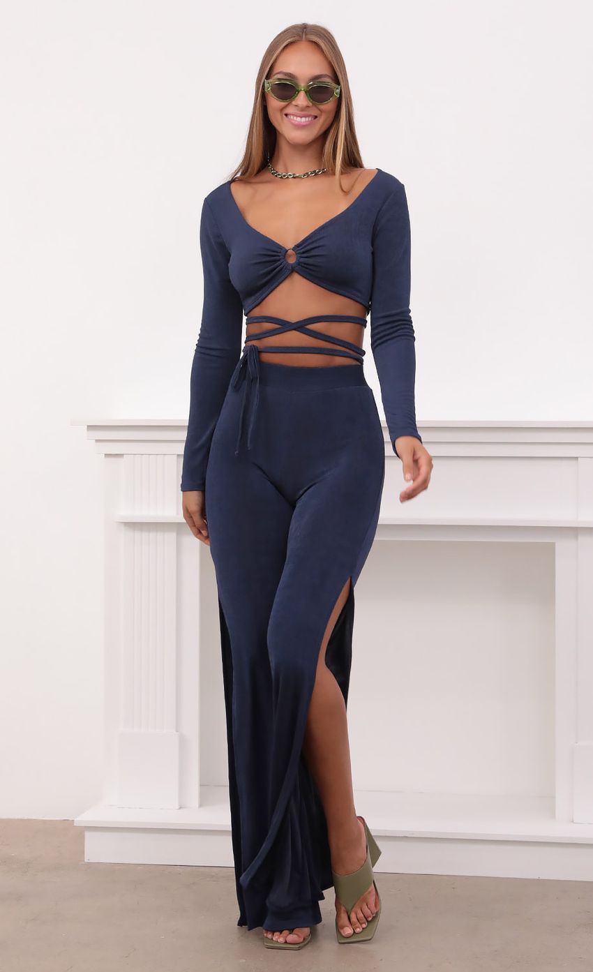 Picture Two Piece Set in Navy Blue. Source: https://media-img.lucyinthesky.com/data/Aug21_1/850xAUTO/1V9A6439.JPG