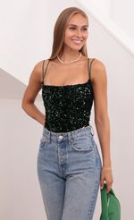 Product image for Strappy Back Bodysuit in Iridescent White