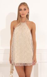 Picture Glitter Open Back Dress in White. Source: https://media-img.lucyinthesky.com/data/Aug22/150xAUTO/5df8ed39-5c72-4d3c-a439-f51907764eea.jpg