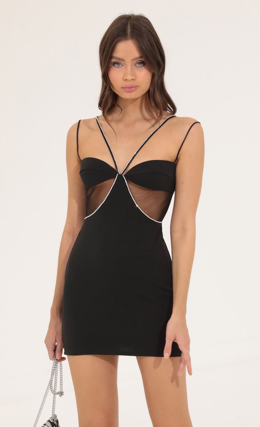 Picture Mesh Cut Out Dress in Black. Source: https://media-img.lucyinthesky.com/data/Aug22/850xAUTO/0d50580c-ee0e-4723-a219-322976e82588.jpg