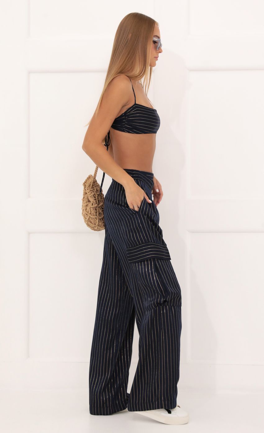 Picture Satin Striped Two Piece Set in Navy. Source: https://media-img.lucyinthesky.com/data/Aug22/850xAUTO/6def3915-508b-4056-ba49-6493305d4615.jpg