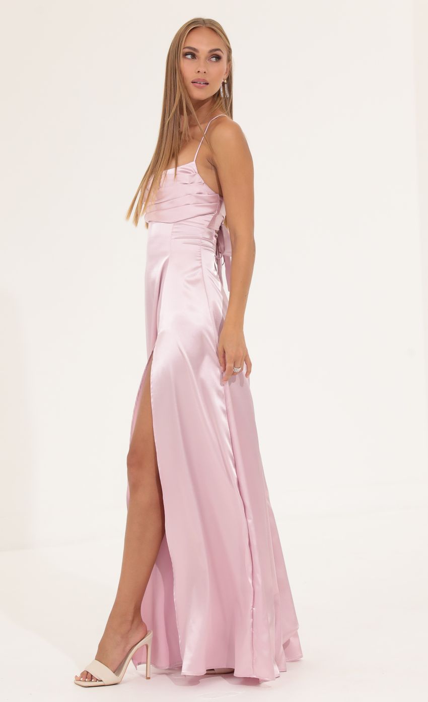 Picture Charmeuse Maxi Dress in Pink. Source: https://media-img.lucyinthesky.com/data/Aug22/850xAUTO/90a4493c-5931-4cf5-8906-63b9722f65b7.jpg