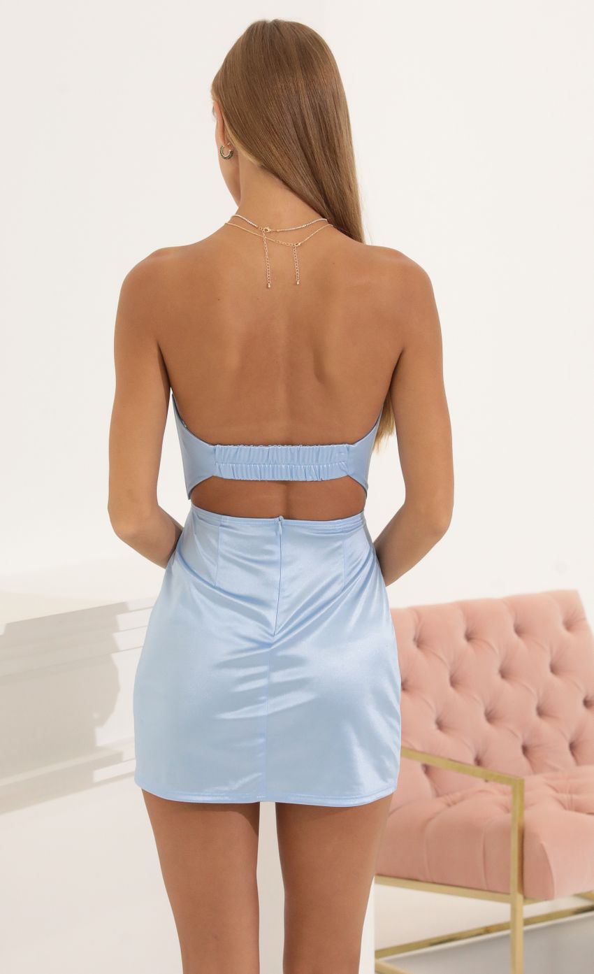 Picture Satin Corset Dress in Blue. Source: https://media-img.lucyinthesky.com/data/Aug22/850xAUTO/fdf0b592-8649-4b23-9ae2-91a121dc3fb2.jpg