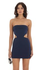 Picture Corset Cutout Dress in Navy. Source: https://media-img.lucyinthesky.com/data/Aug23/150xAUTO/8b7a0567-afbf-492a-a054-7a0f74a02ec6.jpg