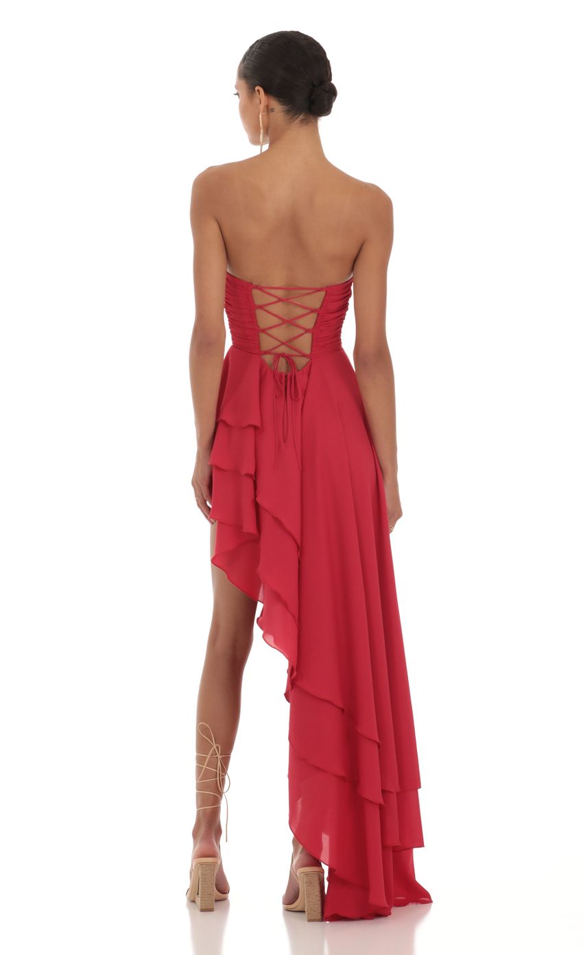 Picture Asymmetrical Corset Dress in Red. Source: https://media-img.lucyinthesky.com/data/Aug23/850xAUTO/0daf0667-1300-4492-a1f7-c42eab4b938c.jpg