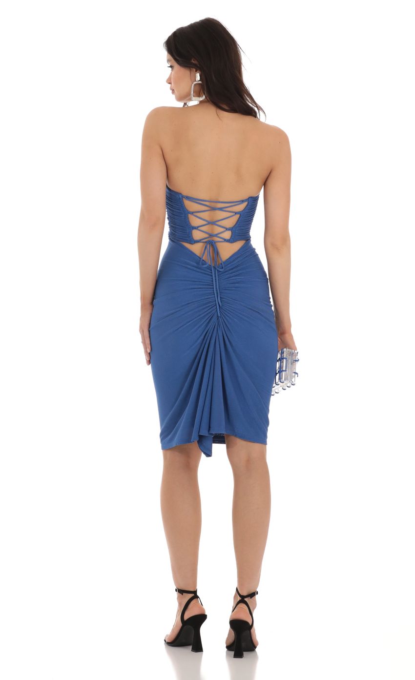 Picture Corset Strapless Dress in Blue. Source: https://media-img.lucyinthesky.com/data/Aug23/850xAUTO/2c199ea6-e1b3-4aa6-8d5e-fa0d6b305b9a.jpg