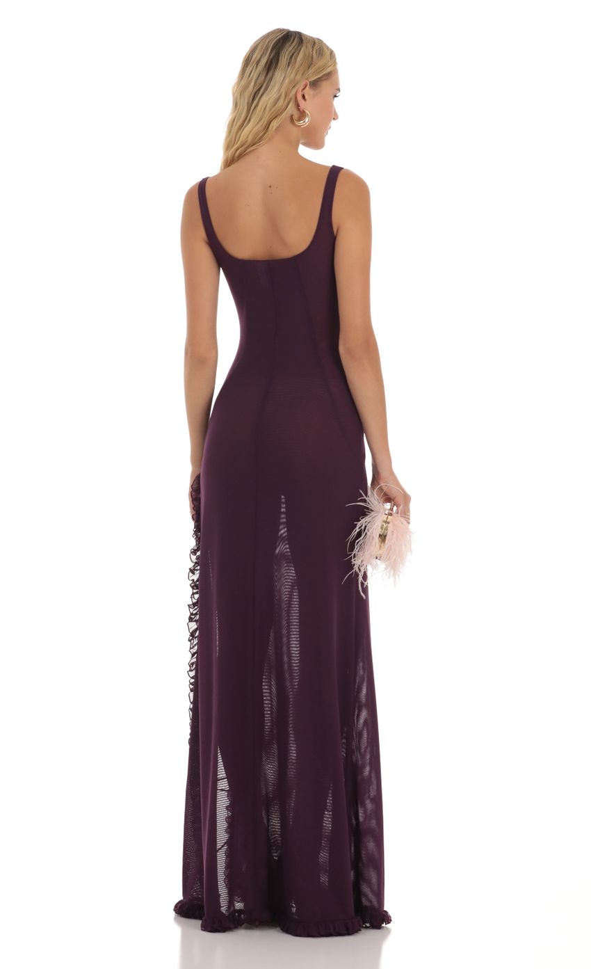 Picture Mesh Dress in Purple. Source: https://media-img.lucyinthesky.com/data/Aug23/850xAUTO/38350739-e631-4782-92d5-b4ad085915a9.jpg