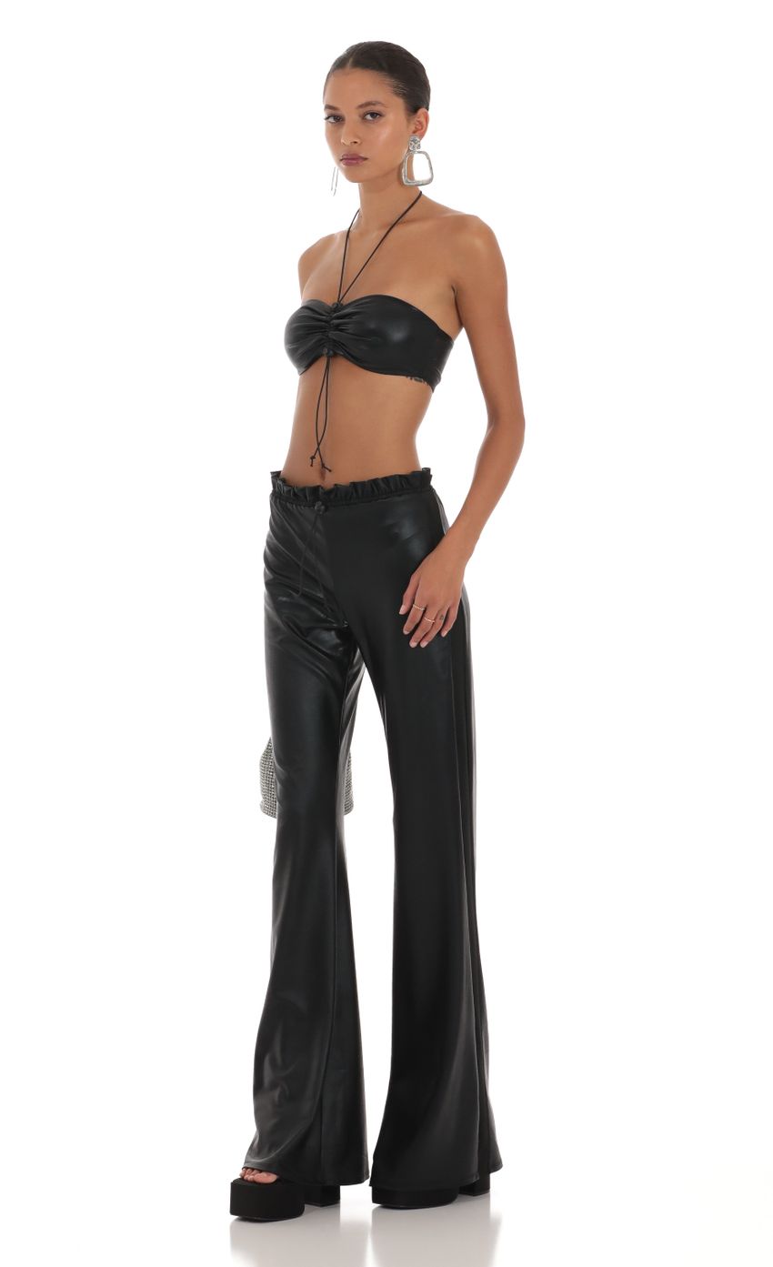 Picture Hermera Pleather Two Piece Set in Black. Source: https://media-img.lucyinthesky.com/data/Aug23/850xAUTO/70b1be68-8525-4e18-9337-44db49d7a982.jpg