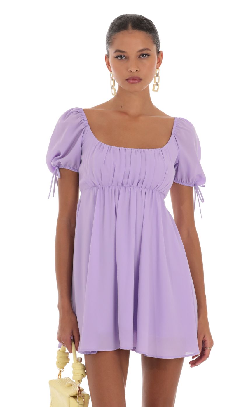 Picture Baby Doll Dress in Lavender. Source: https://media-img.lucyinthesky.com/data/Aug23/850xAUTO/9774c50d-cadf-49c2-a7f2-7b2f96b64aa2.jpg