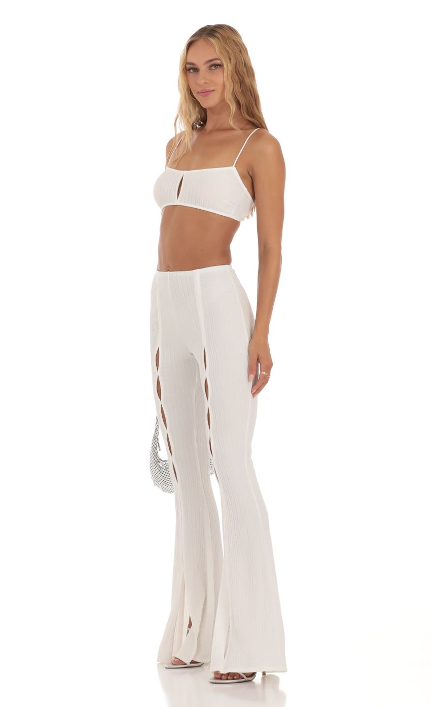 Picture Crinkle Two Piece Set in White. Source: https://media-img.lucyinthesky.com/data/Aug23/850xAUTO/a6efdc5b-0bd6-4f0c-993e-2a982dab8379.jpg