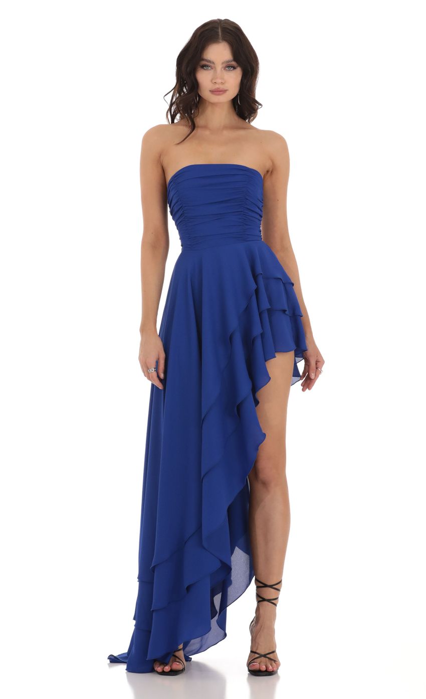 Picture Asymmetrical Corset Dress in Blue. Source: https://media-img.lucyinthesky.com/data/Aug23/850xAUTO/b2d16dd4-d382-400c-bca4-83abdabb0cc7.jpg