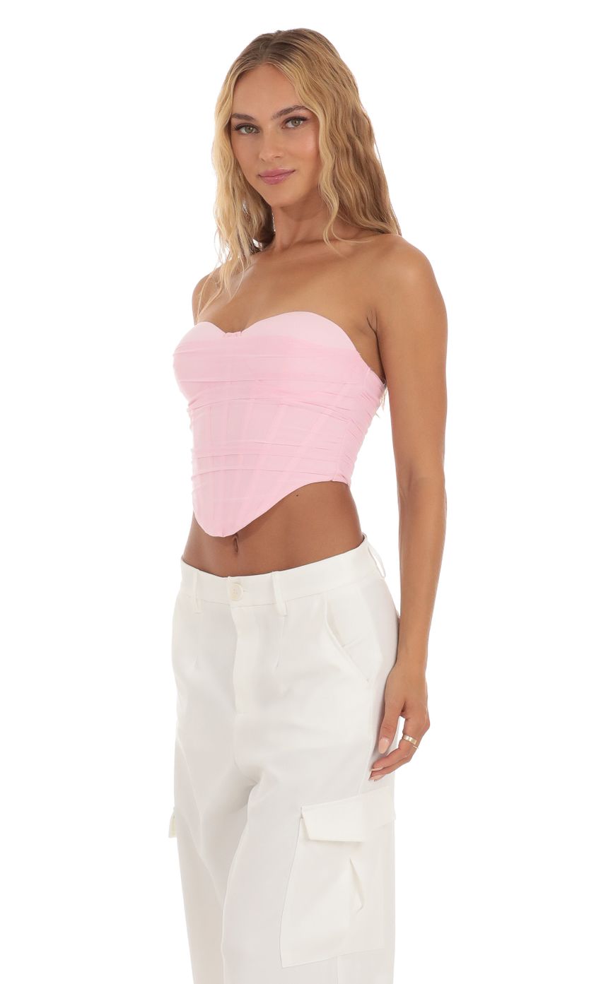 Picture Chiffon Corset Top in Pink. Source: https://media-img.lucyinthesky.com/data/Aug23/850xAUTO/c799f0b4-5f3c-47ce-b98a-af339fa4bd28.jpg