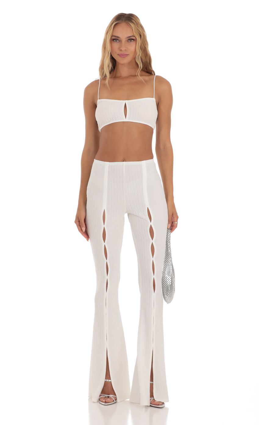 Picture Crinkle Two Piece Set in White. Source: https://media-img.lucyinthesky.com/data/Aug23/850xAUTO/d6e1193f-3bef-43f9-8484-d1b11ad074c2.jpg