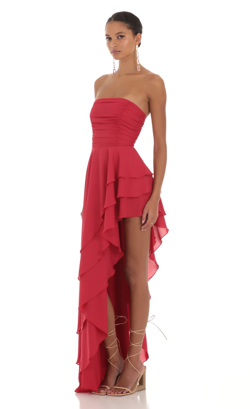 Picture Asymmetrical Corset Dress in Red. Source: https://media-img.lucyinthesky.com/data/Aug23/850xAUTO/f326ef9b-bec8-48a7-a16b-6fe219a00688.jpg
