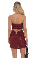 Picture Sequin Strapless Mini Dress in Rose Gold. Source: https://media-img.lucyinthesky.com/data/Aug24/150xAUTO/3d6f8a4a-3eae-4dfd-9468-11b30cec92f1.jpg