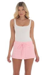 Picture Skort in Pink. Source: https://media-img.lucyinthesky.com/data/Aug24/150xAUTO/f07268f5-f876-489c-9779-1779b76332fb.jpg