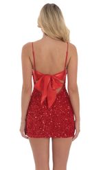 Picture Velvet Sequin Bodycon Dress in Red. Source: https://media-img.lucyinthesky.com/data/Aug24/150xAUTO/f2fe8575-aeef-474c-9ade-620e0f296d5d.jpg