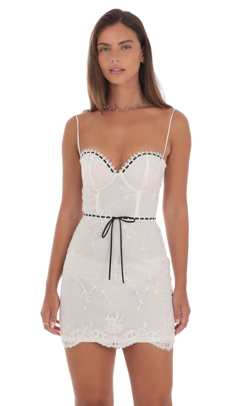 embroidered dress traditional Ribbon Embroidered Cotton Combo Dress – Lela Rose