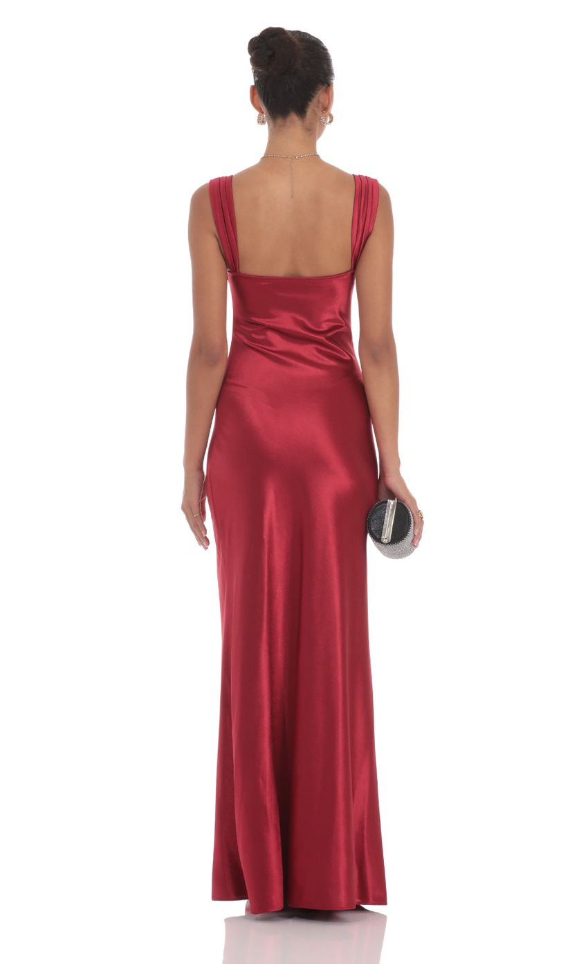 Picture Satin Lace-Bust Dress in Red. Source: https://media-img.lucyinthesky.com/data/Aug24/850xAUTO/f889f916-cae8-4928-b449-190112581472.jpg