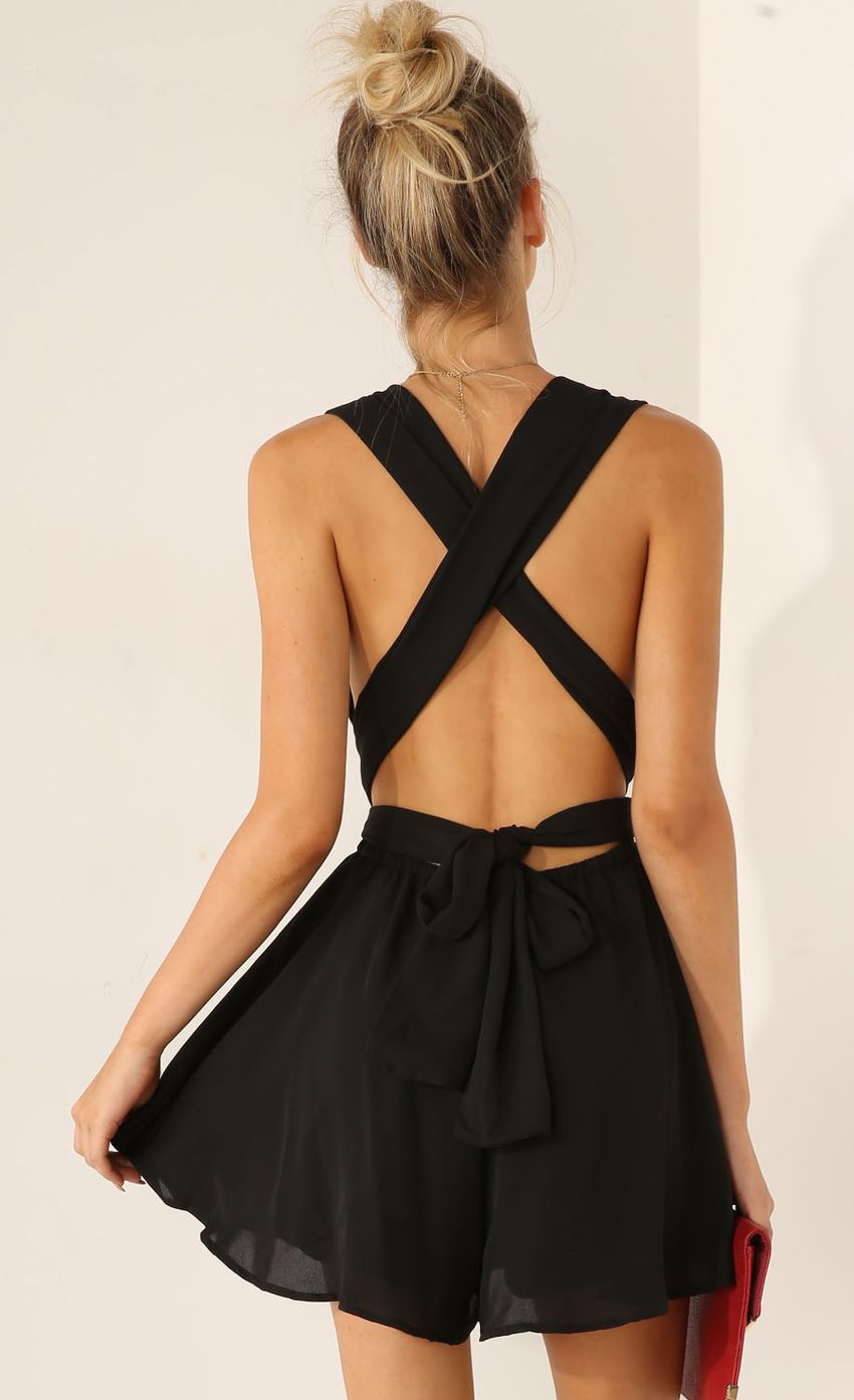 Picture ADORE YOU PLAYSUIT IN BLACK. Source: https://media-img.lucyinthesky.com/data/Dec14_1/850xAUTO/0Y5A1645.JPG
