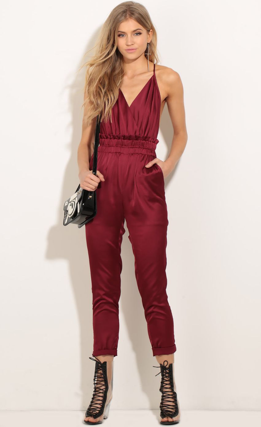 Picture Satin Jumpsuit In Wine. Source: https://media-img.lucyinthesky.com/data/Dec16_1/850xAUTO/0Y5A0067.JPG