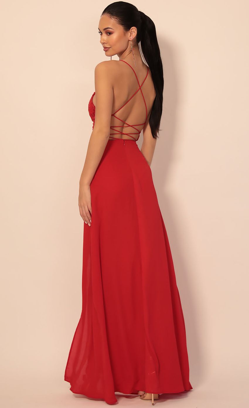 Picture Lace Maxi Dress in Red. Source: https://media-img.lucyinthesky.com/data/Dec19_2/850xAUTO/781A5552.JPG
