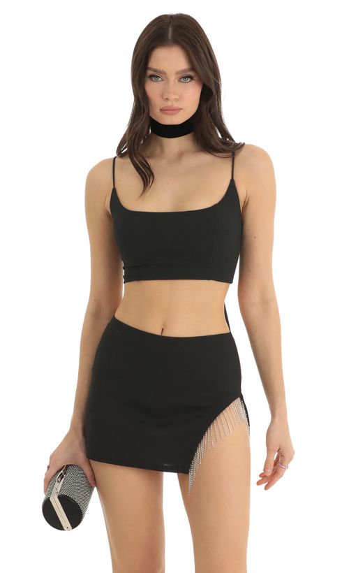 Two Piece Set in Black | LUCY IN THE SKY