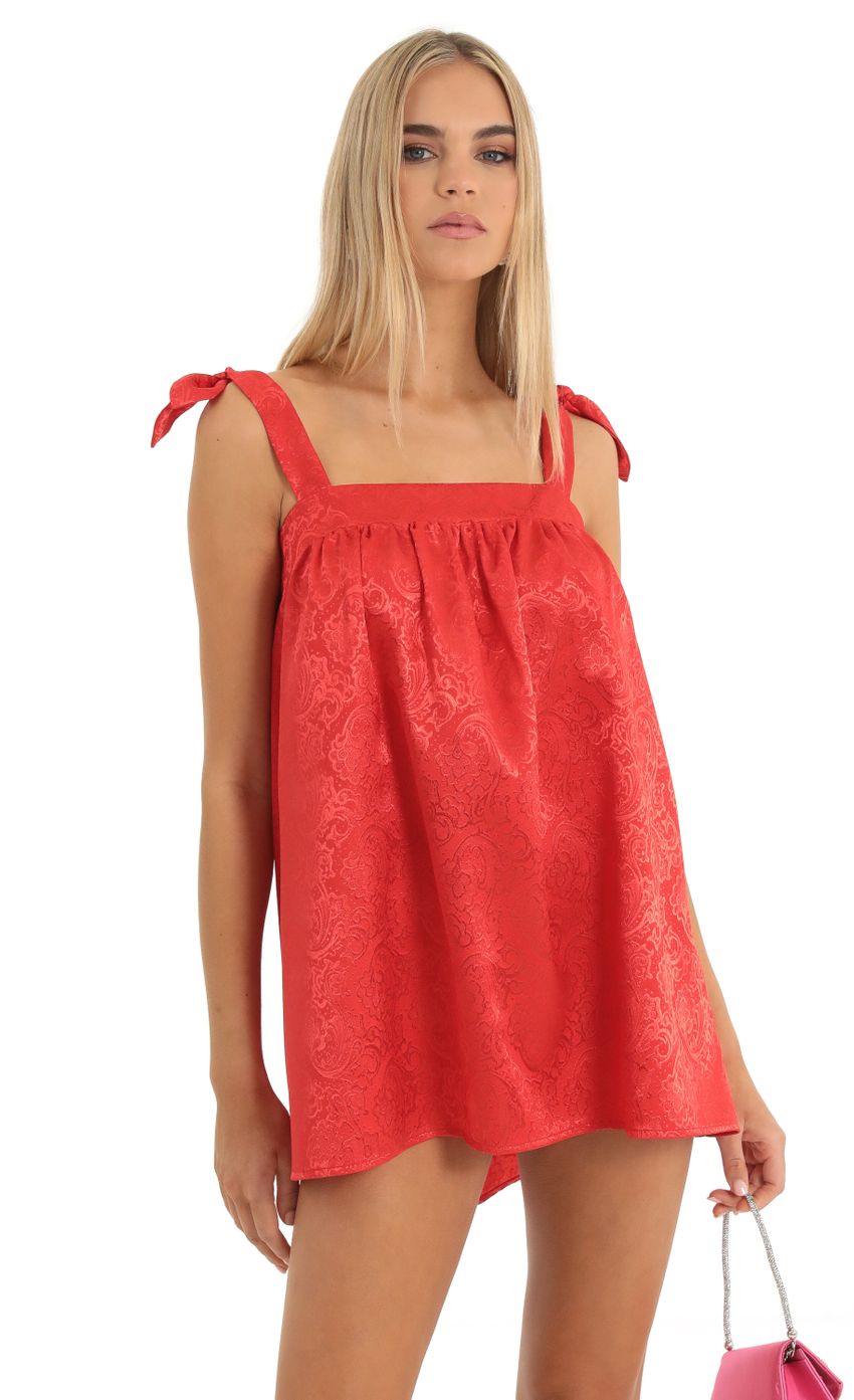 Picture Jacquard Shift Dress in Red. Source: https://media-img.lucyinthesky.com/data/Dec22/850xAUTO/03846e2c-fd9b-4e97-8cd4-ca35c2bb5d0d.jpg