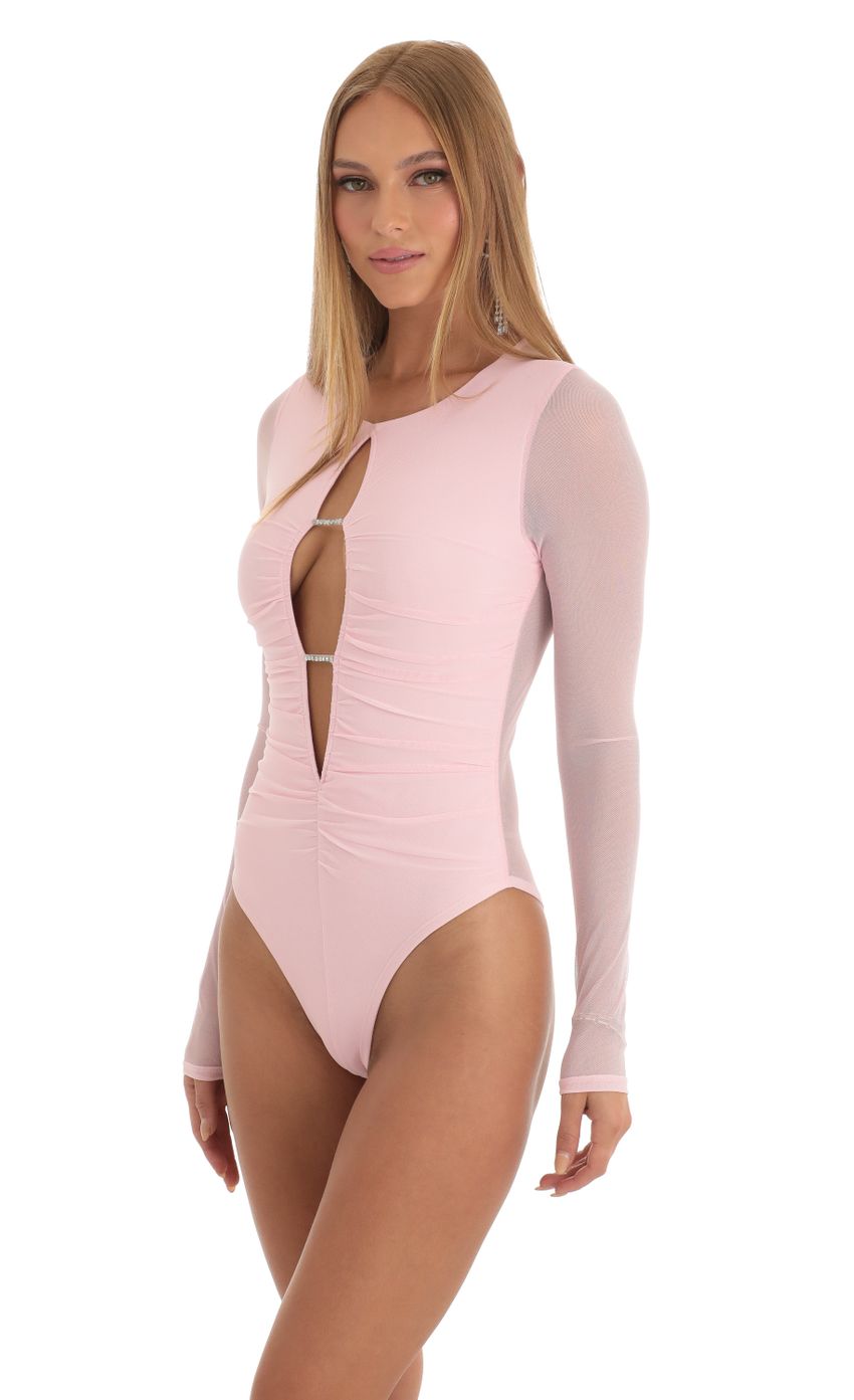 Picture Mesh Bodysuit in Pink. Source: https://media-img.lucyinthesky.com/data/Dec22/850xAUTO/0c52bb8e-17a7-4373-866f-54edd9b46842.jpg