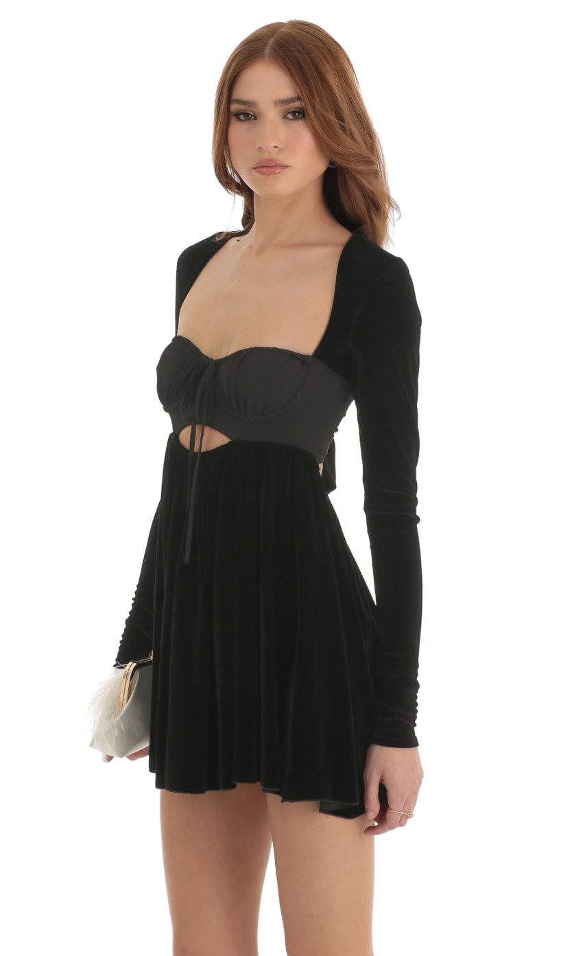 Picture Long Sleeve Baby Doll Dress in Black. Source: https://media-img.lucyinthesky.com/data/Dec22/850xAUTO/278a60e6-7857-447f-ac7d-2a2983dd5bfc.jpg