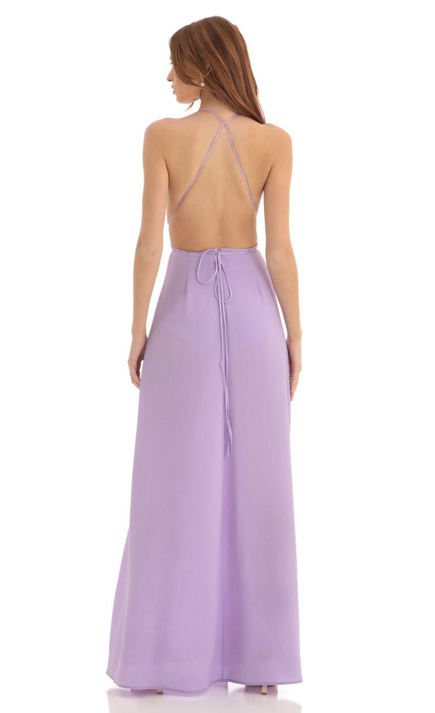 Picture Allure Sequin Maxi Dress in Purple. Source: https://media-img.lucyinthesky.com/data/Dec22/850xAUTO/7007485b-c165-4899-9dab-b8c3dd6f5ed7.jpg