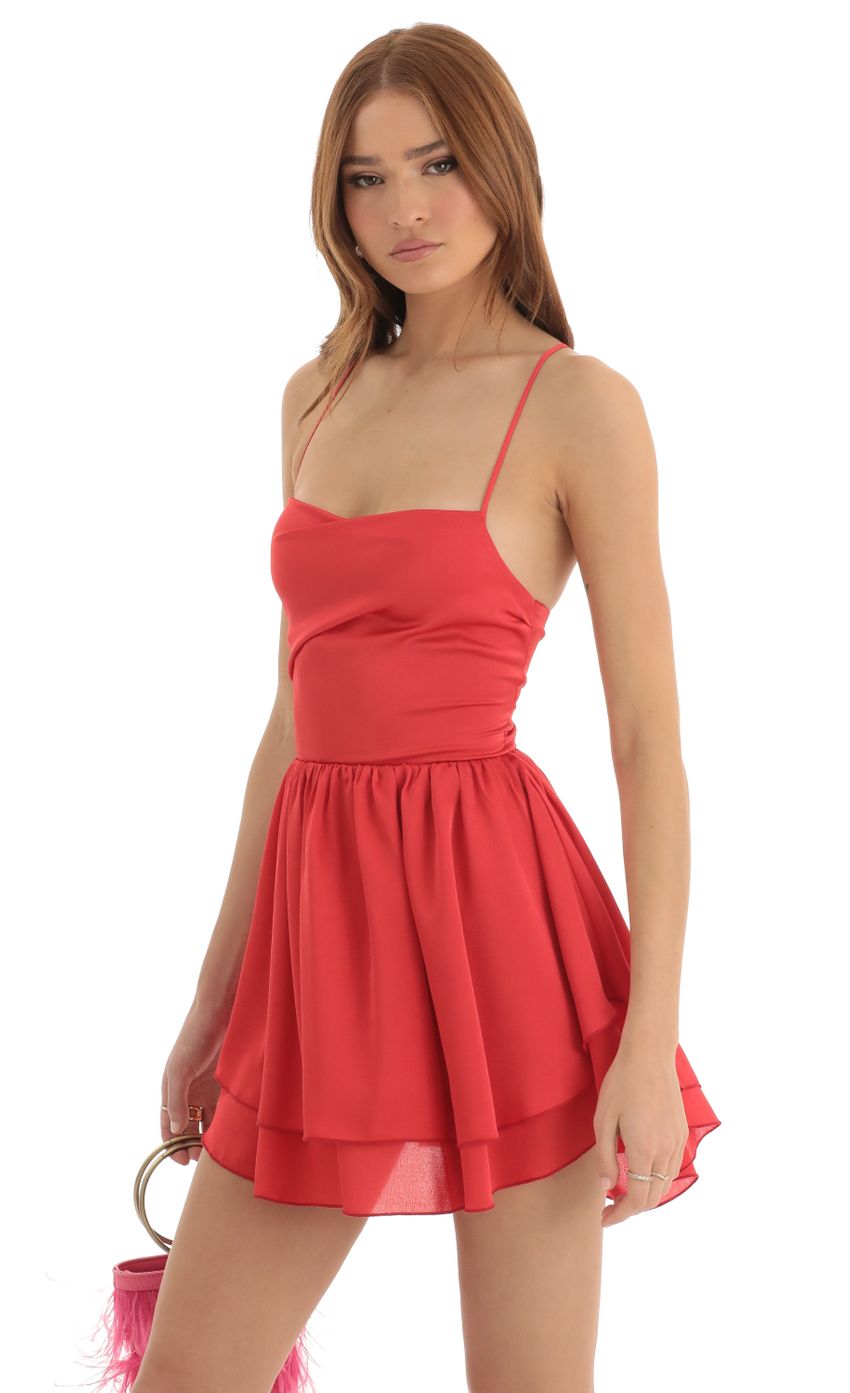 Picture Crepe A-Line Dress in Red. Source: https://media-img.lucyinthesky.com/data/Dec22/850xAUTO/bb3bde1c-35d8-471e-bf82-e468c2c0359b.jpg